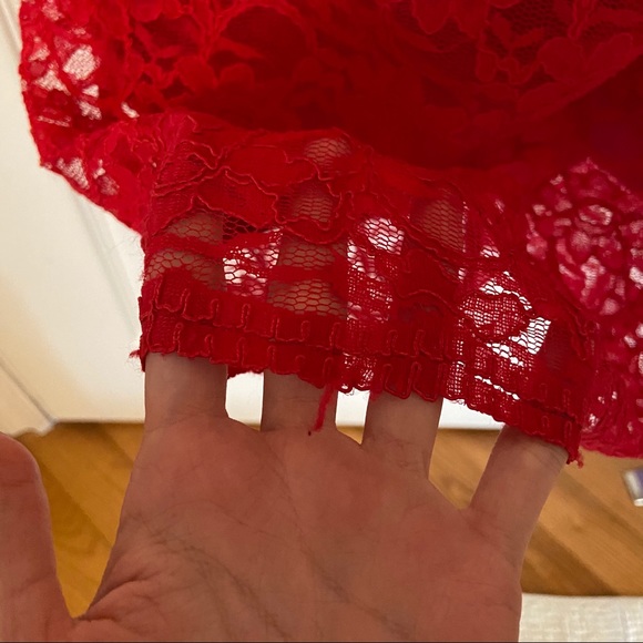 Red Lace Dress - Picture 6 of 7